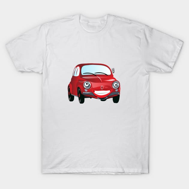 Car Cartoon T-Shirt by minaemad